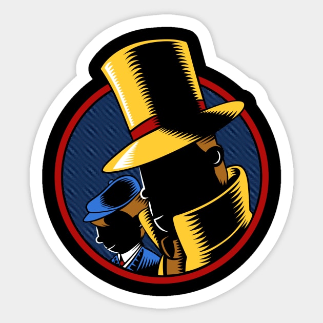 Professor Layton's Detective Services Sticker by JangoSnow